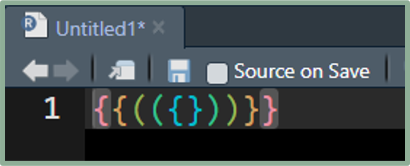 rainbow parentheses in RStudio